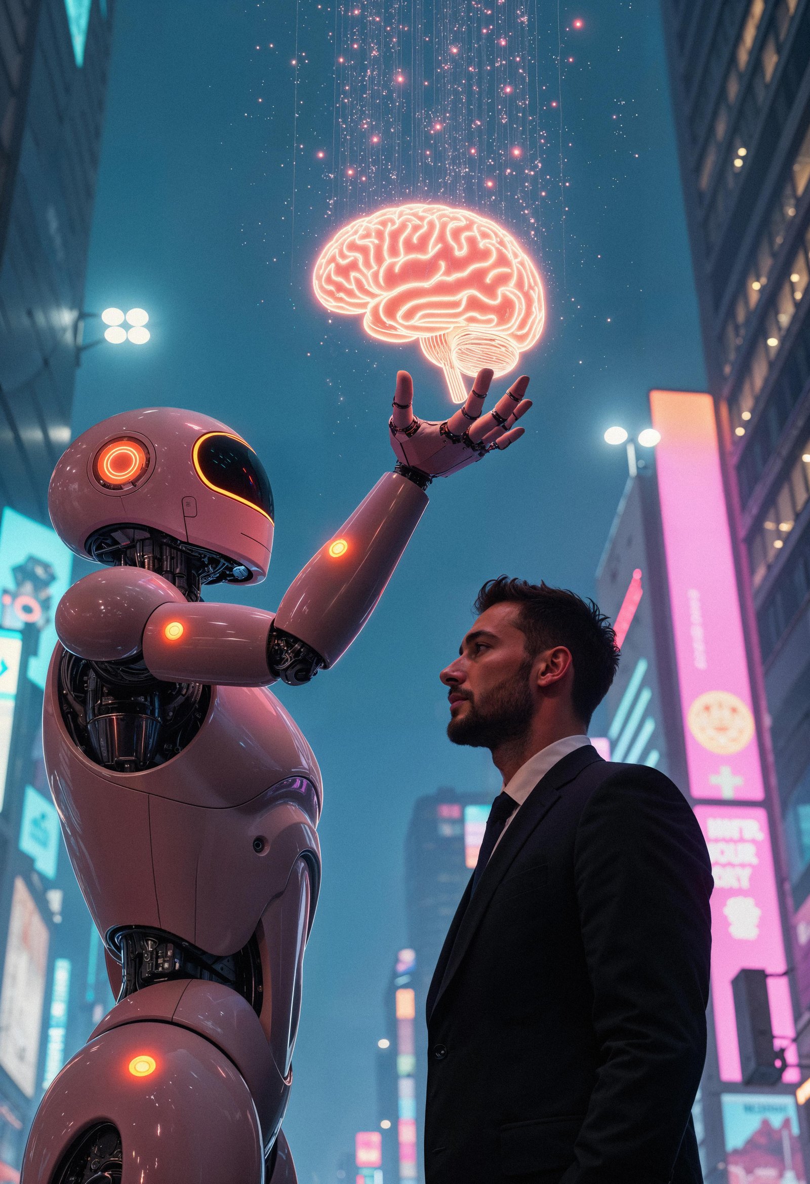ai-human-interaction-cyberpunk-vision