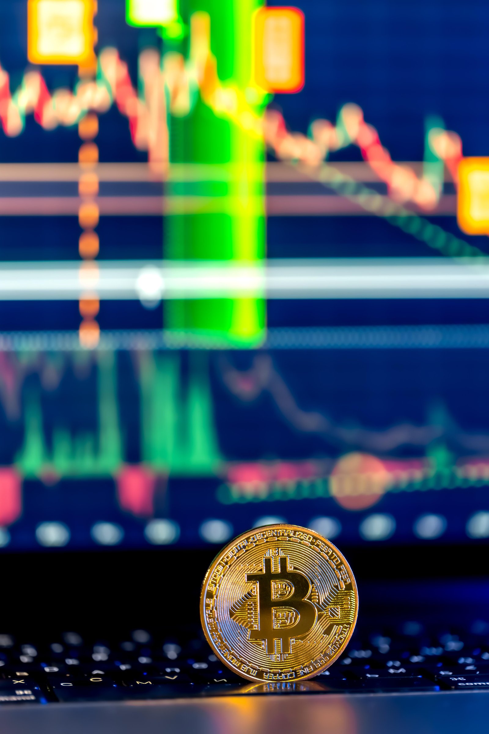 golden-bitcoin-coin-keyboard-stock-market-trading-chart-online-candlestick