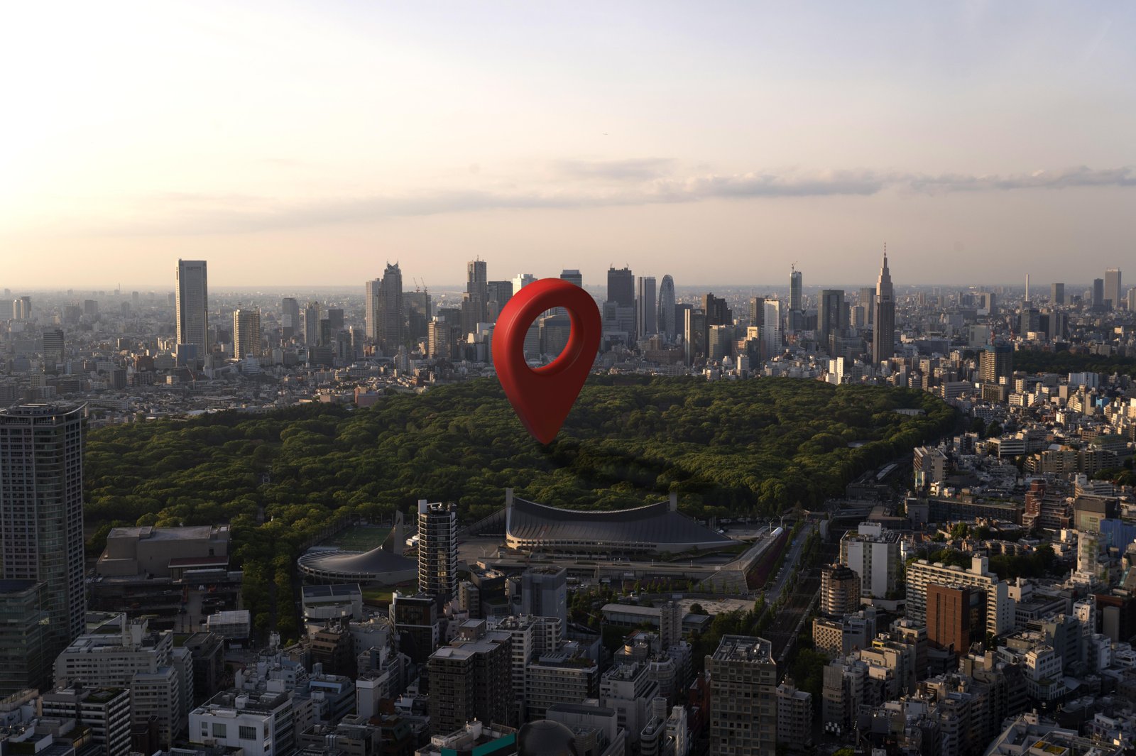 location-symbol-with-landscape-background