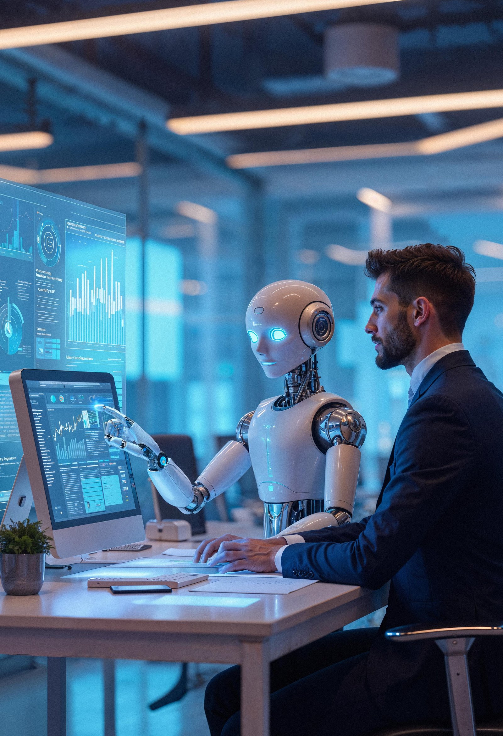 man-robot-working-together-high-tech-office