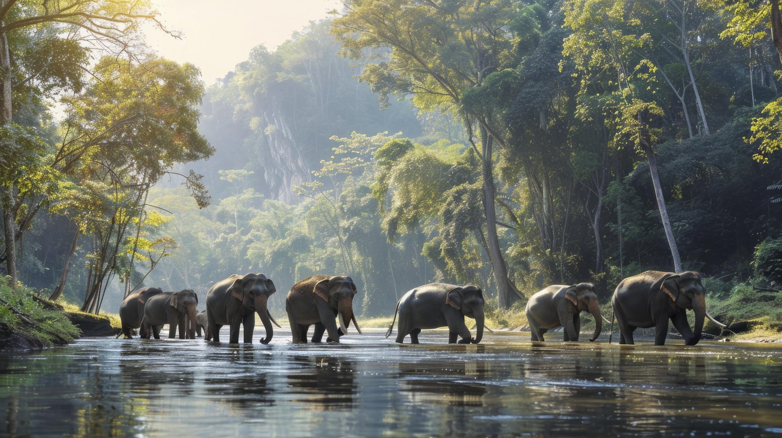 photorealistic-scene-wild-elephants